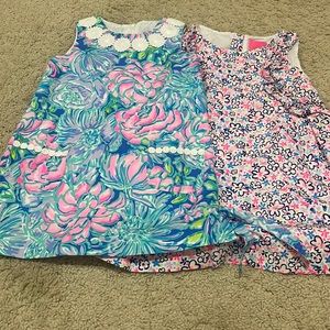 Bundle of 2 size 4 Lilly Pulitzer girls dress excellent used condition